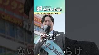 第一声　ゼロから１議席